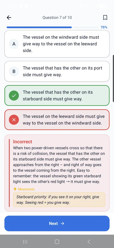 Boatpass App – Fehler-Training